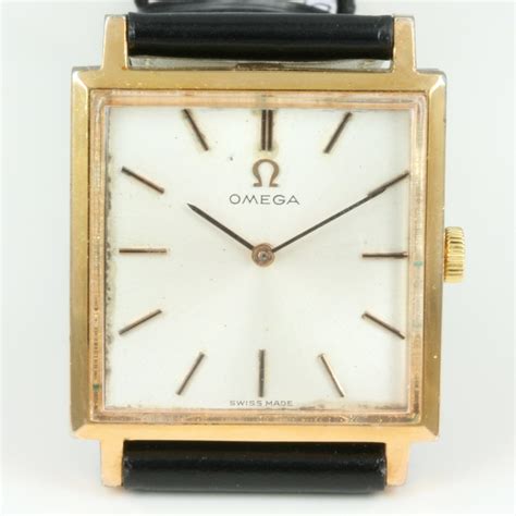 square omega watch|omega watch square face.